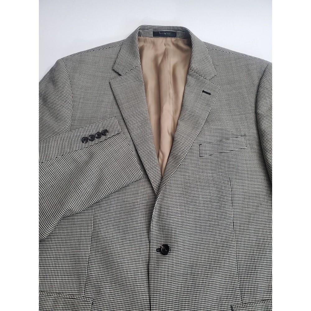 Lauren Ralph Lauren Men's Long Sleeve 2‎ Button 100% Wool Blazer, 46L